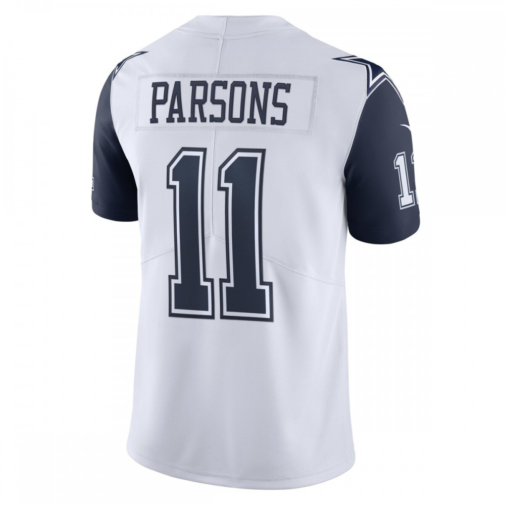 Micah Parsons Dallas Cowboys Nike Alternate 2 Vapor Limited Jersey - White-GridironStore